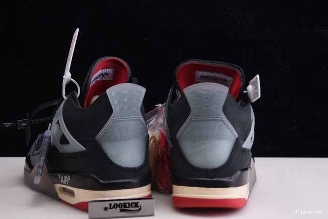 4 Off Bred White Air x Retro Jordan CV9388-001 1007